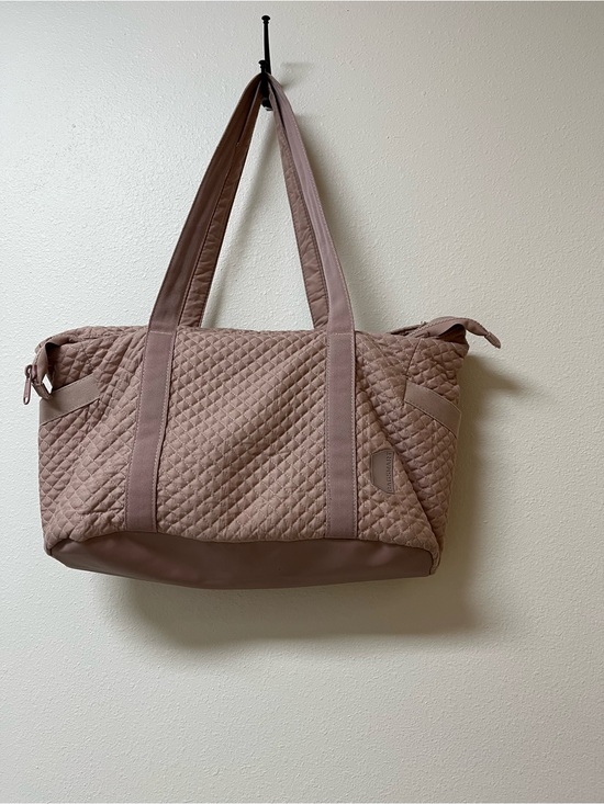 Bagsmart Handbags - BAGSMART Quilted Tote Bag in Dusty Rose